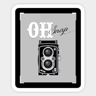 Oh Snap! Vintage Photographer Sticker